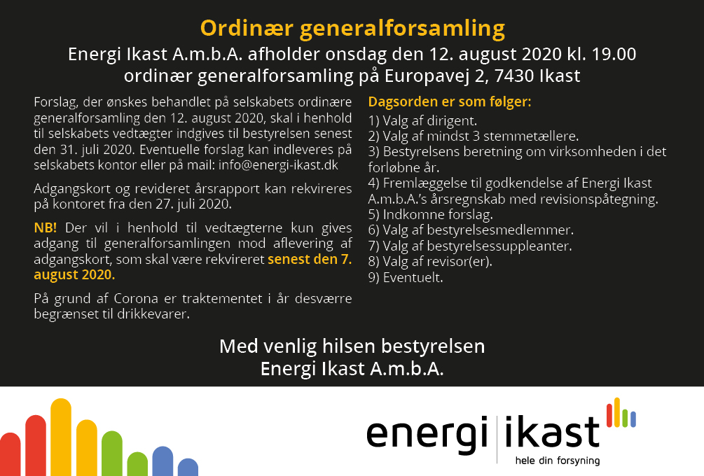 Halv-sides Annonce generalforsamling A.m.b.A. 2020 - klik her for at hente pdf